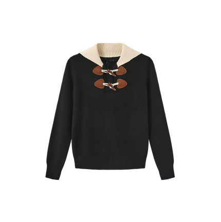Toggle Collar Sweater