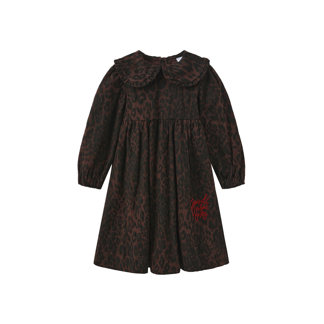 Brent Leopard Denim Dress