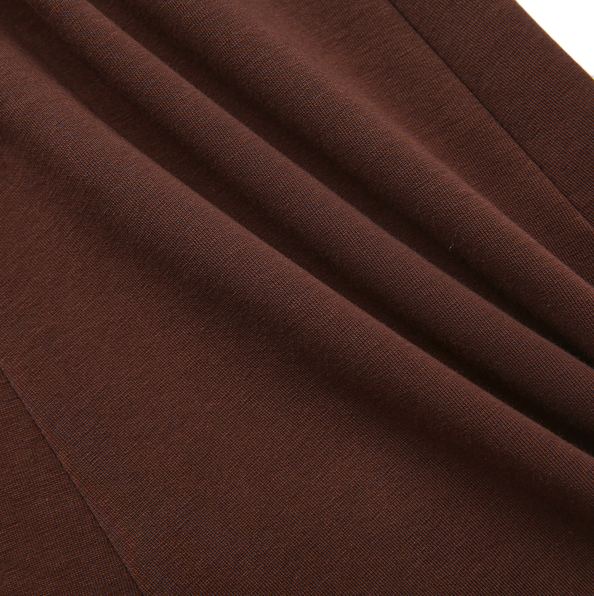 Sweatshirt Paneled Midi Skirt