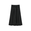 Drop Waist Taffeta Bow Skirt