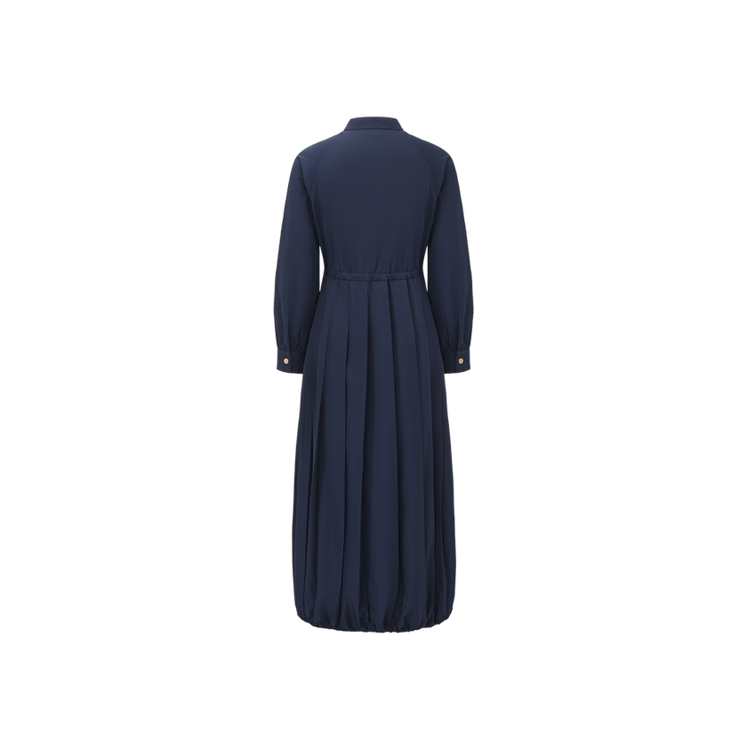 Drawstring Raincoat Dress