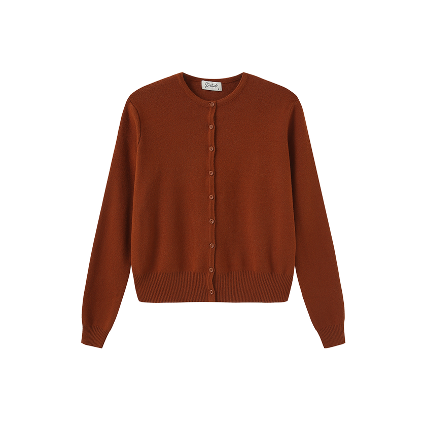 Basic Knit Button Cardigan