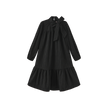 Neck Bow Bottom Tier Dress