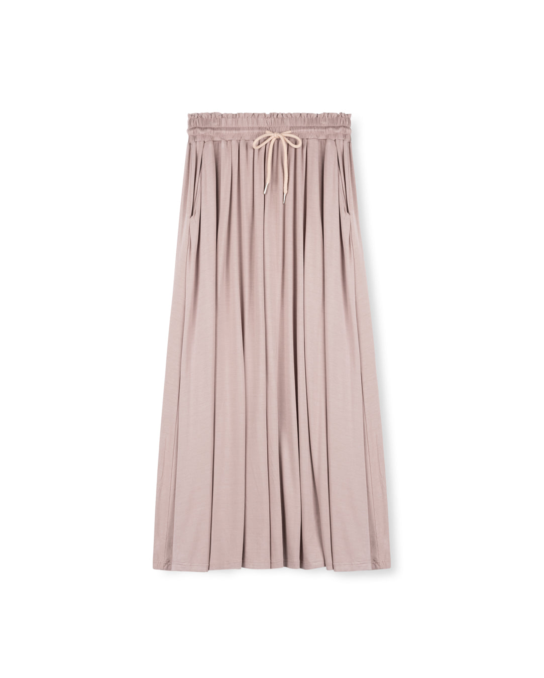 Tie Scrunch Waist Maxi Skirt