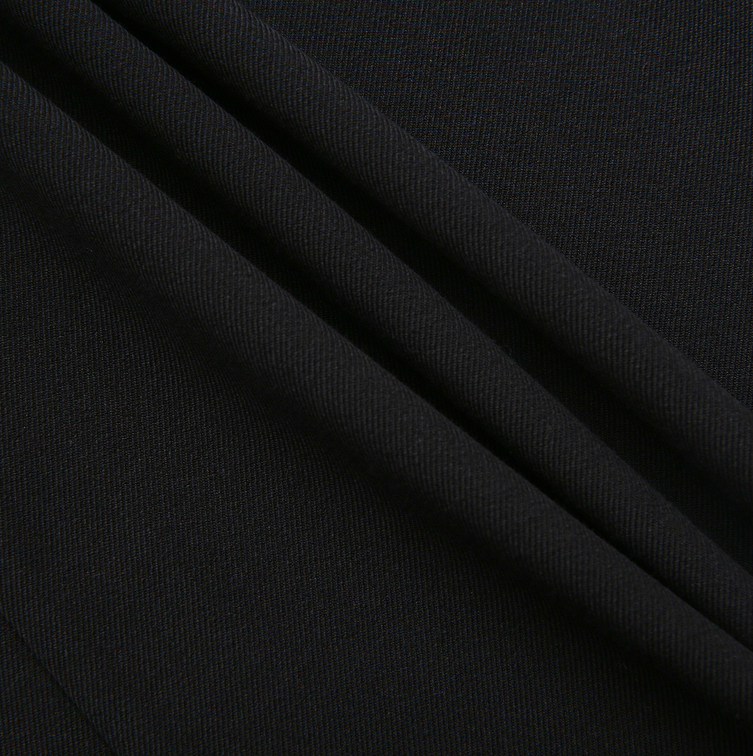 Button Wool Straight Skirt
