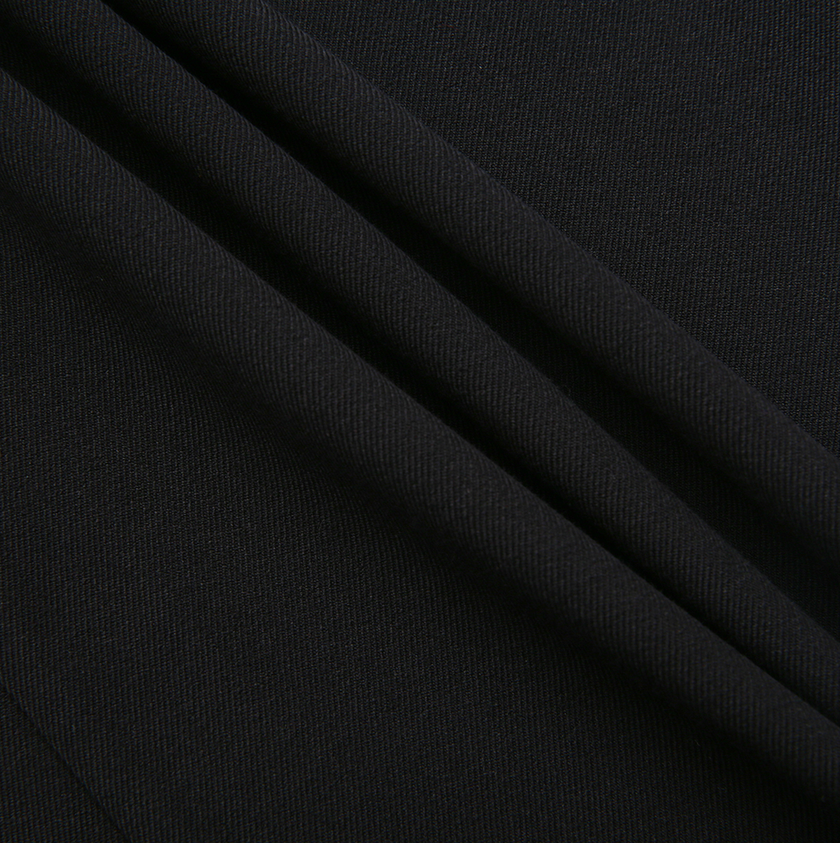 Button Wool Straight Skirt