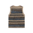 Stripe Mixed Knit Vest