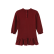 Half Stitched Heart Sweatshirt Dress