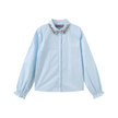 Beaded Collared Trim Blouse