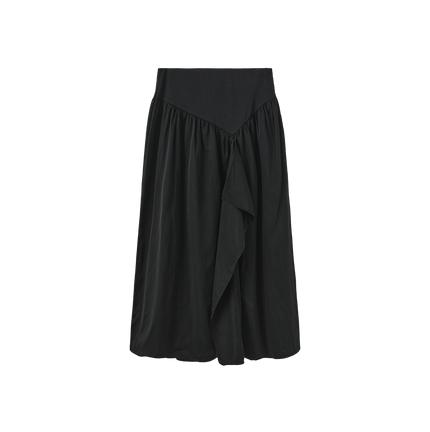 Taffeta V-Seam Skirt