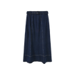 Belted Denim  Stitch Skirt