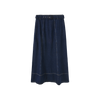 Belted Denim  Stitch Skirt