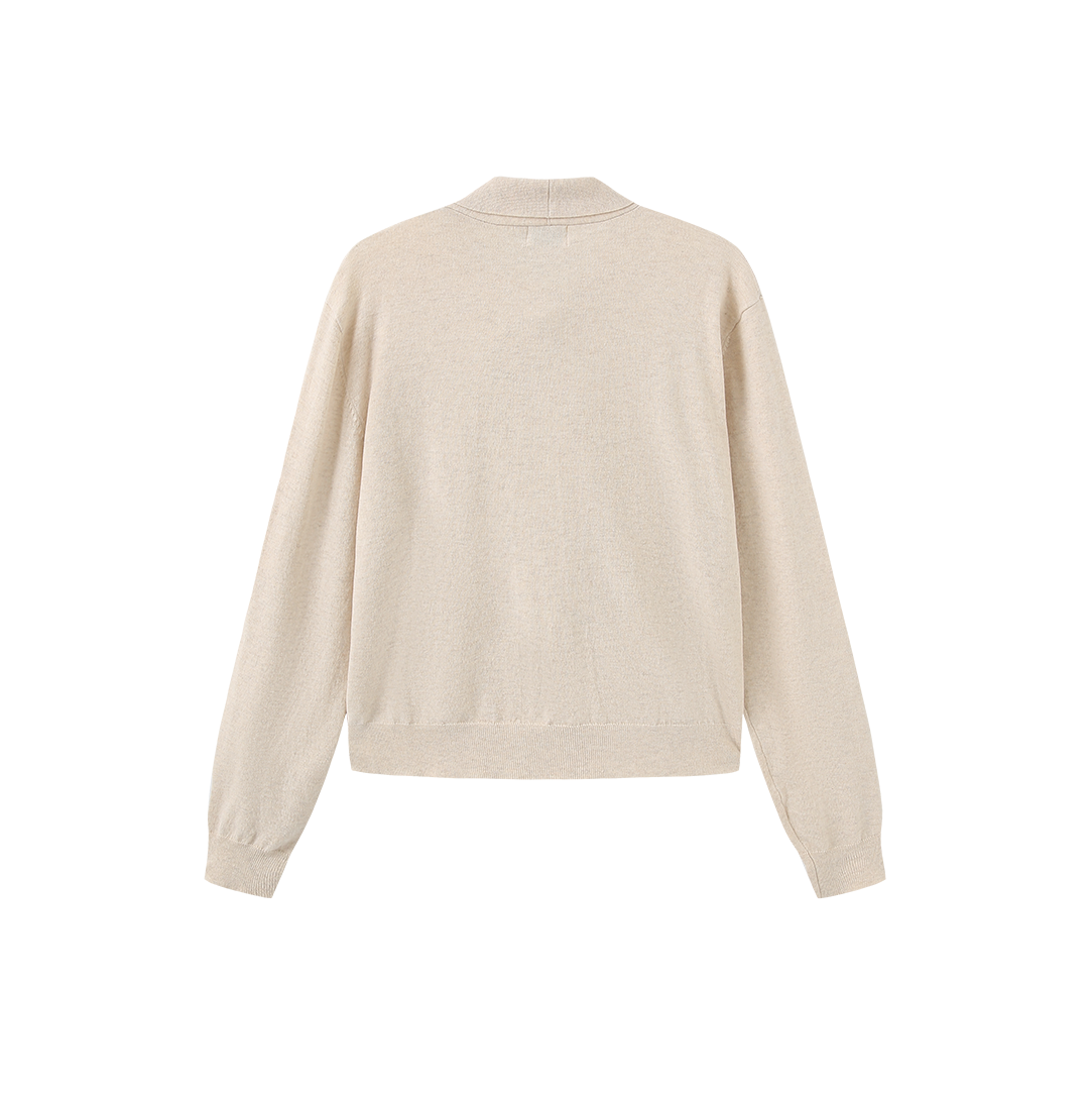 Knit Bow Neck Sweater