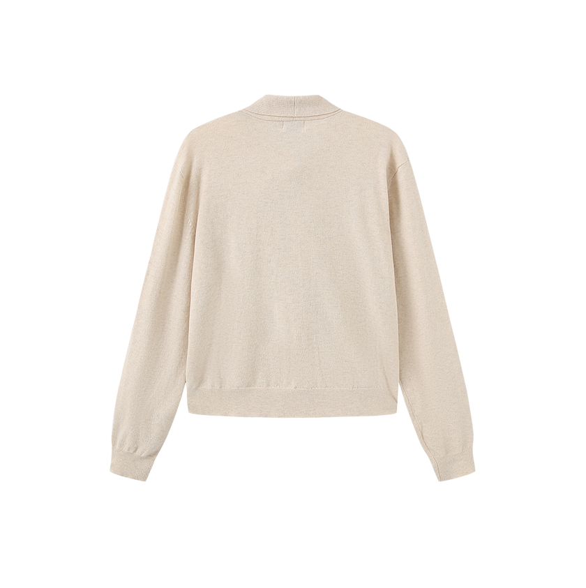 Knit Bow Neck Sweater