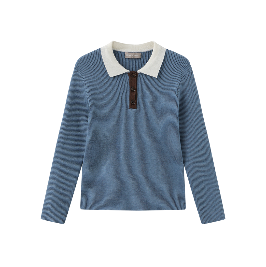 Palli Ribbed Collared Sweater