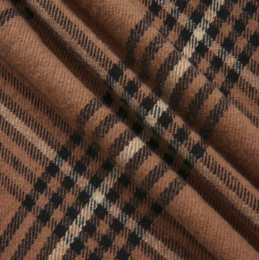 Plaid Belted Skirt