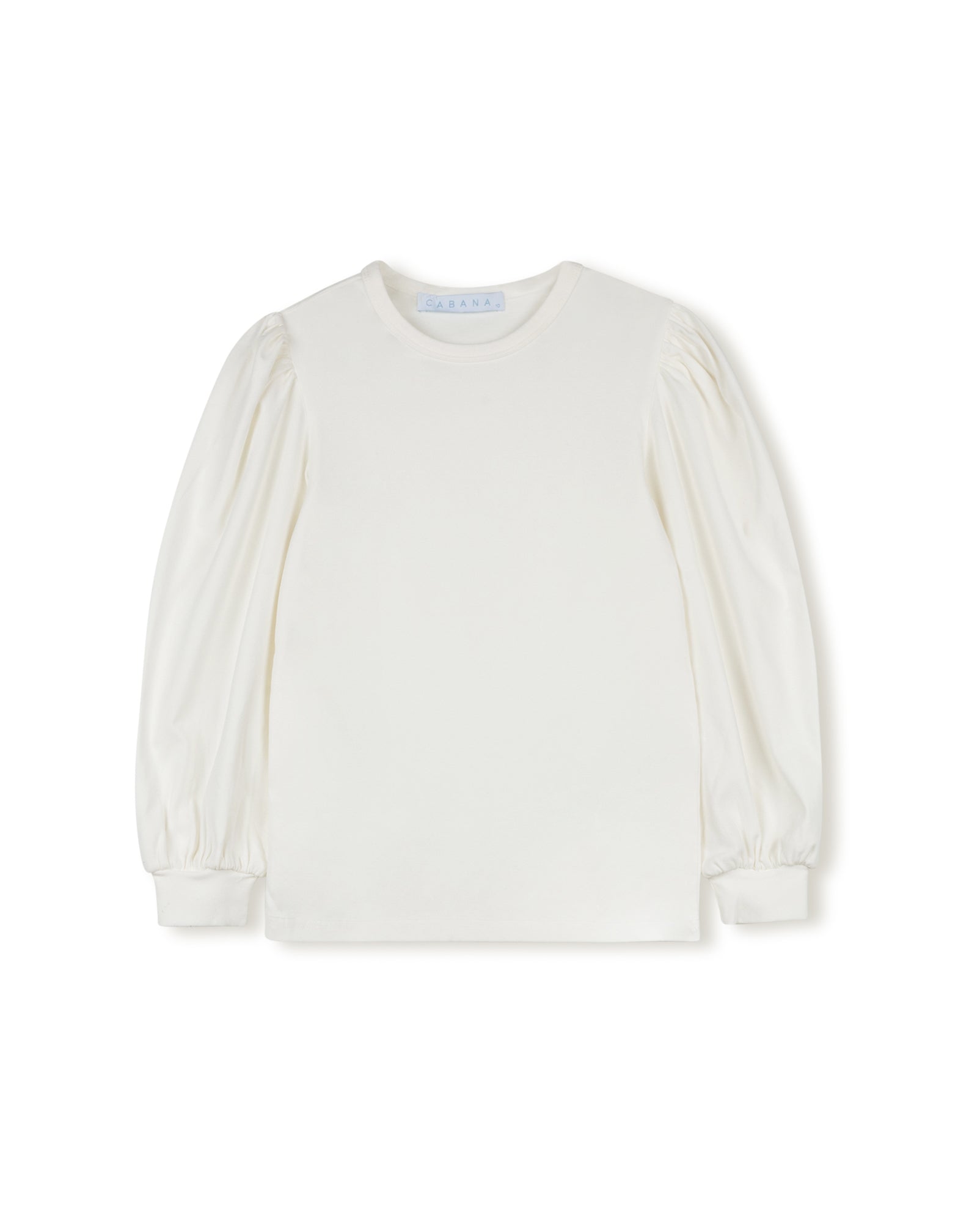 Mineral Wash Puff Sleeve Tee