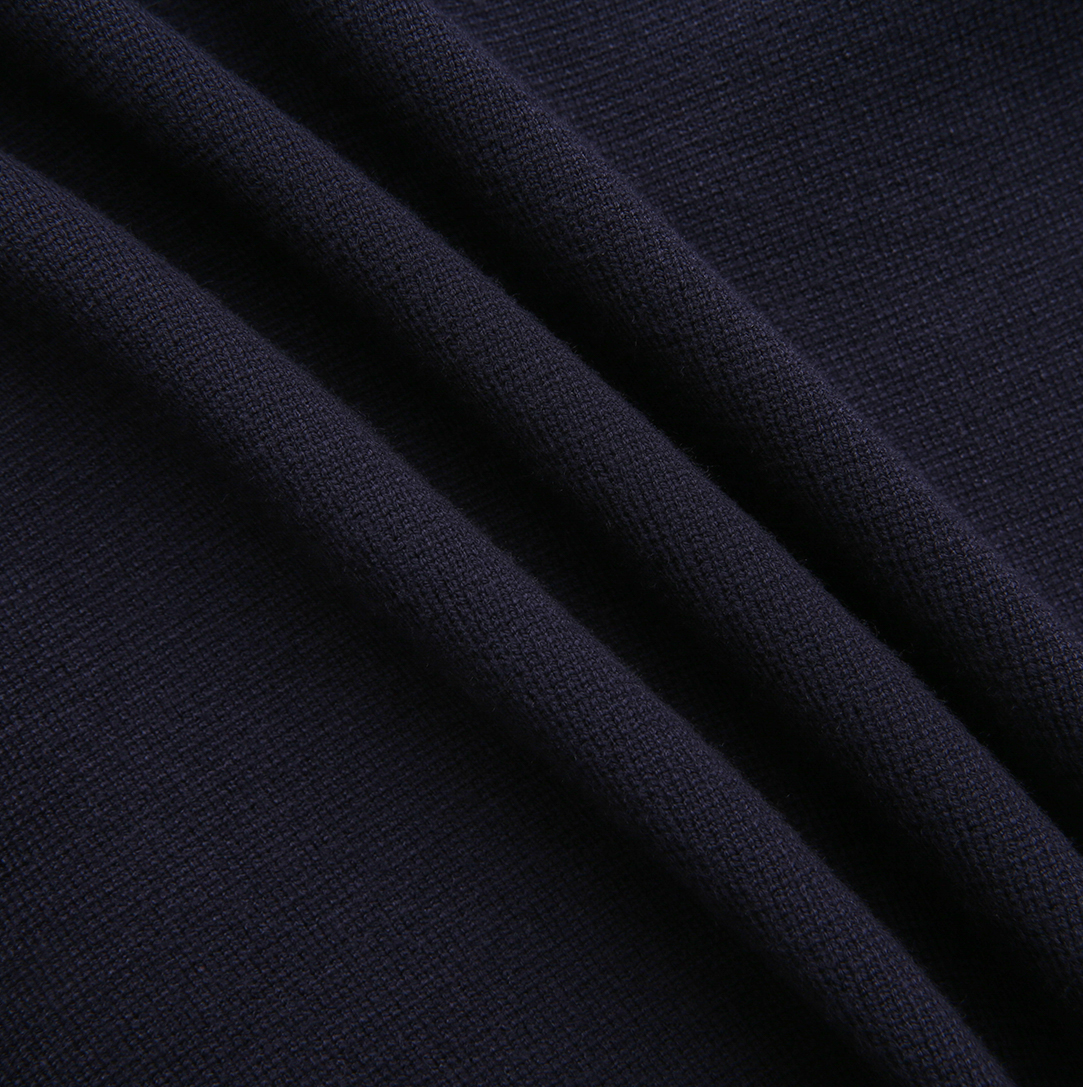 Knit Double Pocket Zip Sweater
