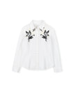 Poplin Embroidered Blouse