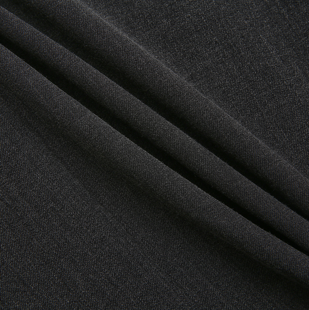 Button Wool Straight Skirt