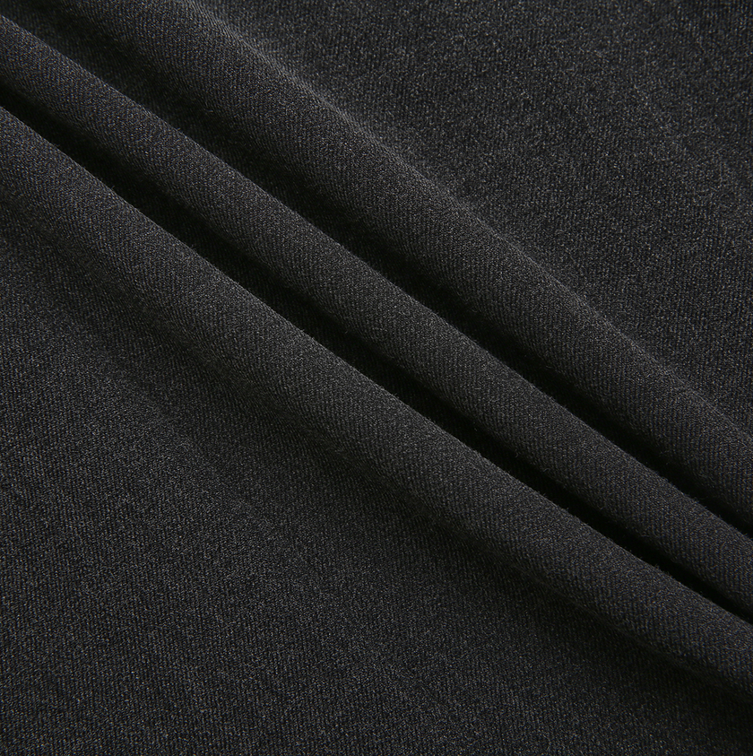Button Wool Straight Skirt