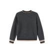 Striped Trim Sweater