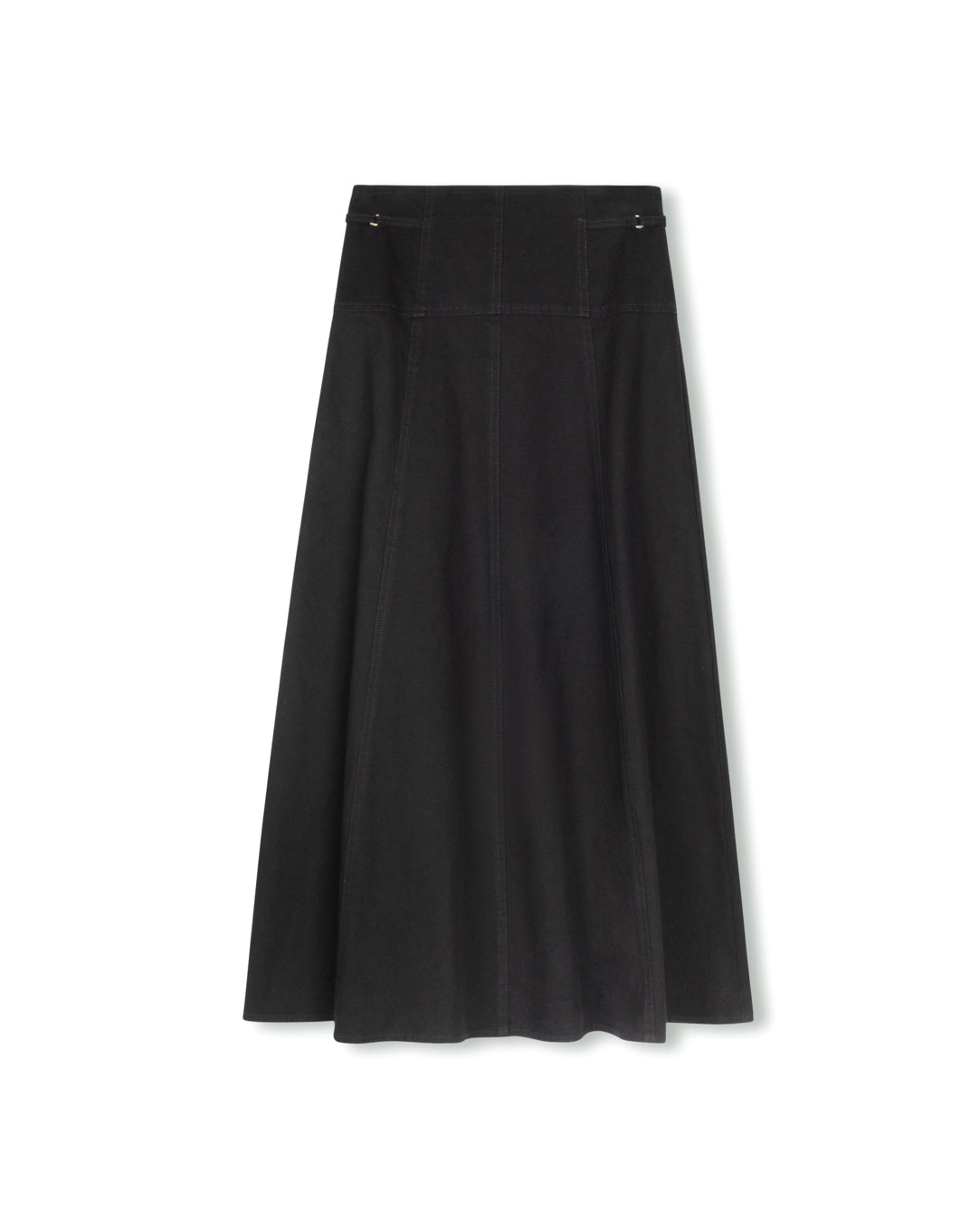 Yoke Panel Denim Skirt