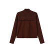 Flat Knit Lace Mock Neck Top