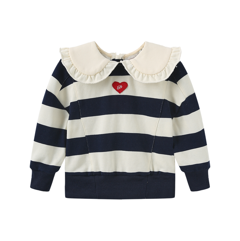Trill Striped Sweatshirt Girls Set