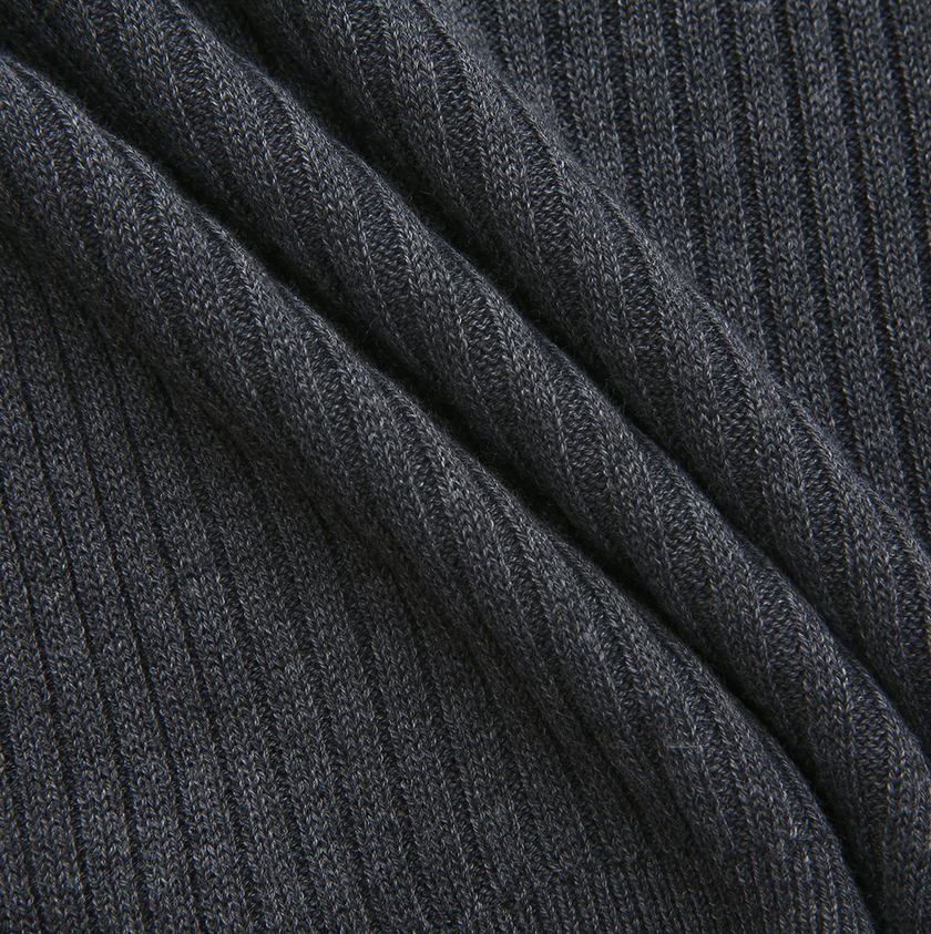 Ribbed Knit Button Sweater