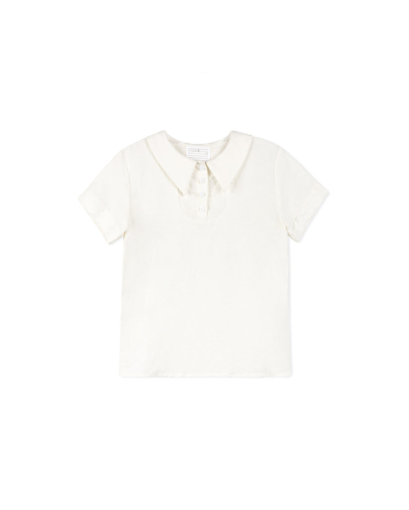 Linen Henley Blouse