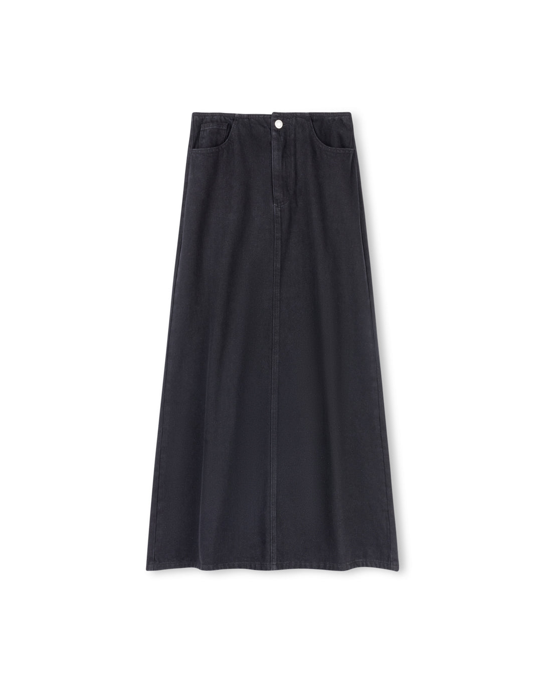 Stitch Detailed Denim Skirt