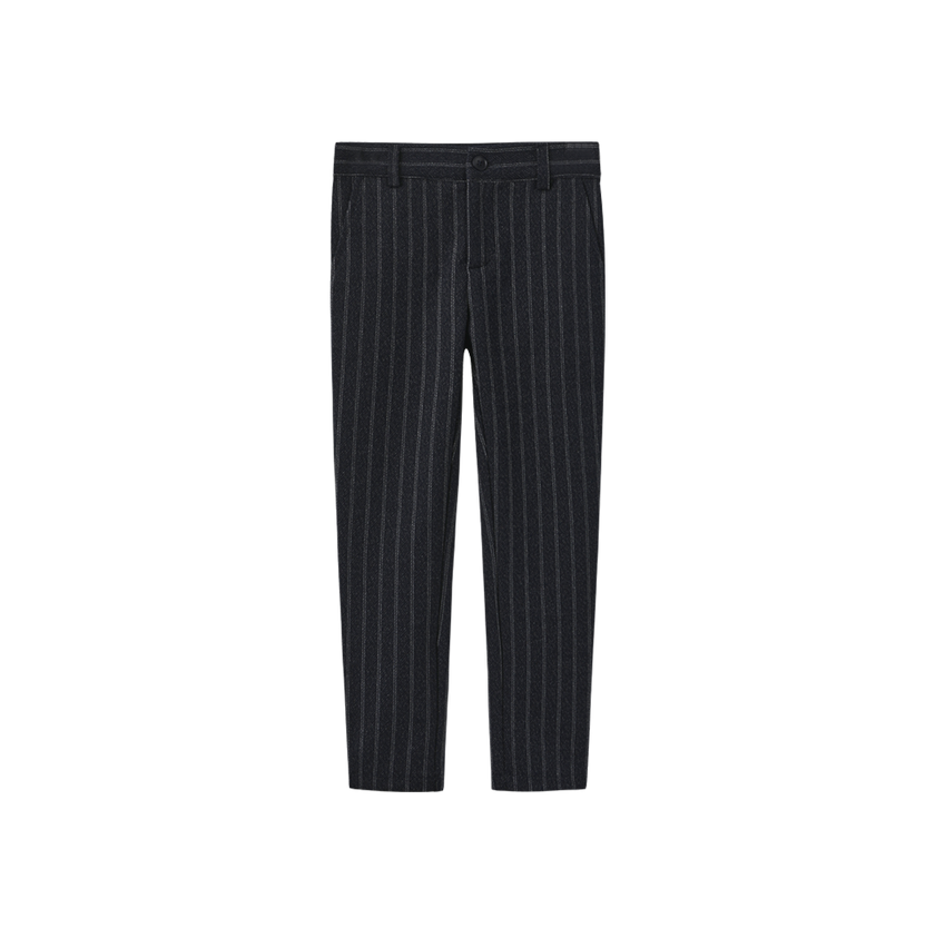 Pinstriped Texture Pants