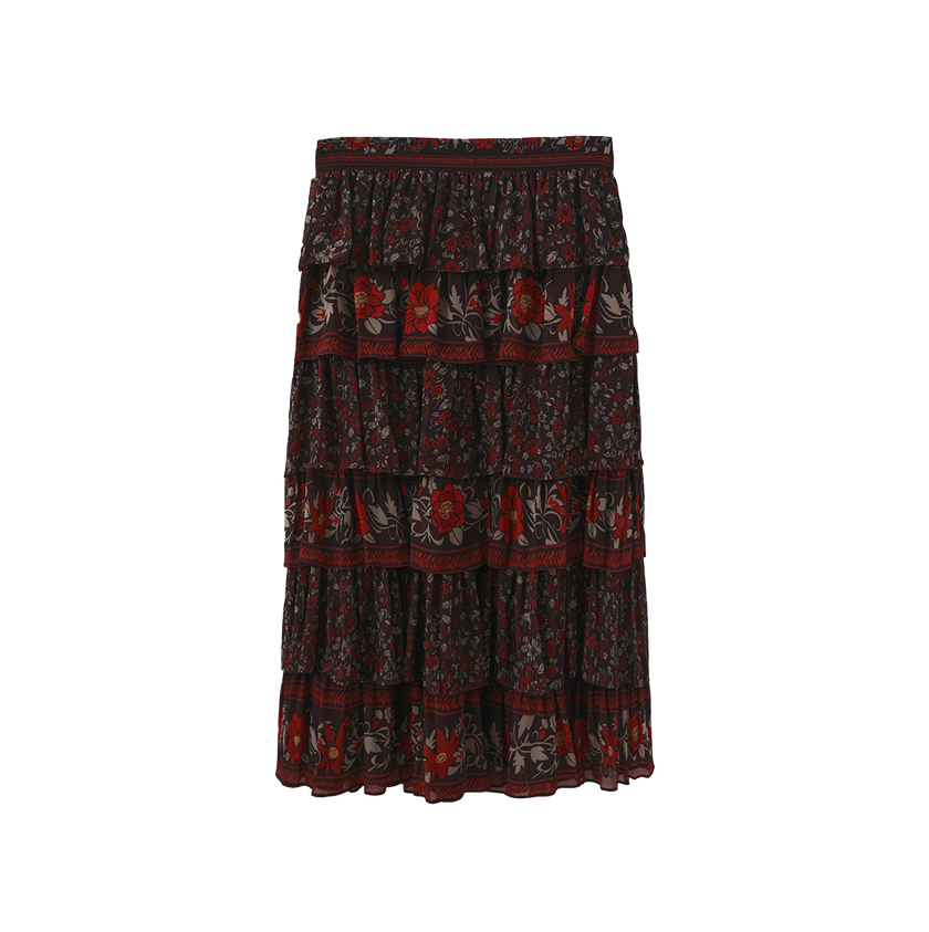 Chelsea Floral Ruffle Skirt