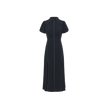 Contrast Stitch Midi Dress