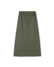 Straight Fly Front Denim Skirt