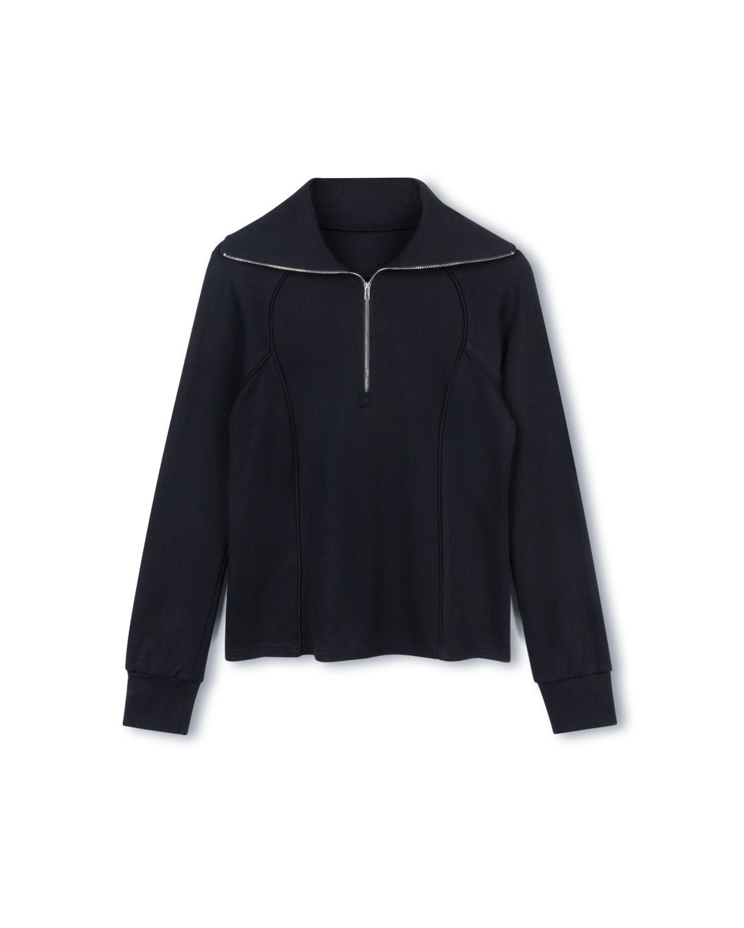 Piped Detailed Quarter Zip