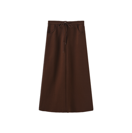 Halz Drawstring Sweatshirt Skirt
