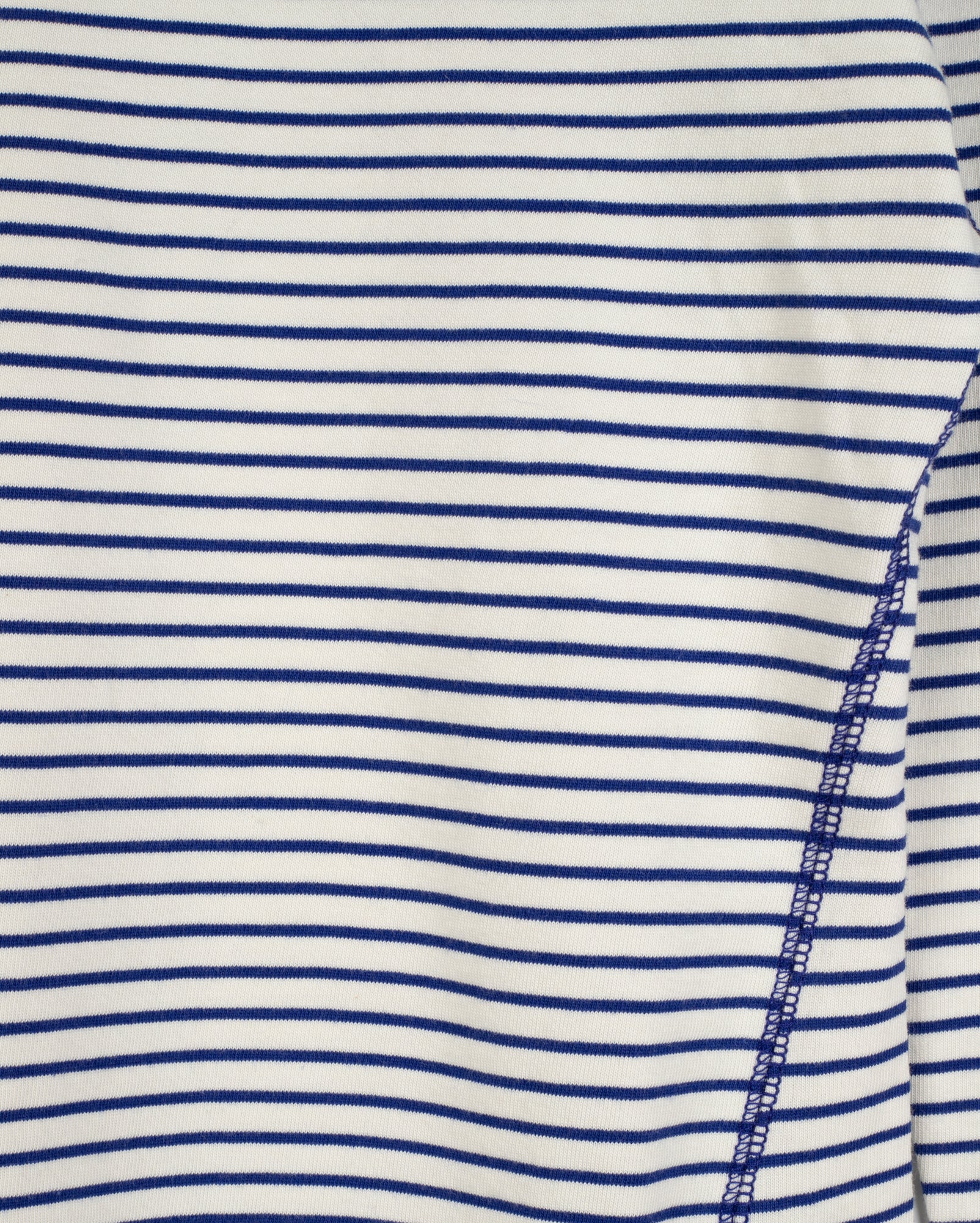 Striped Seamed Detailed Tee