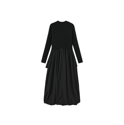 Knit Collared Bubble Dress