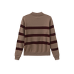Floral Embroidered Stripe Sweater