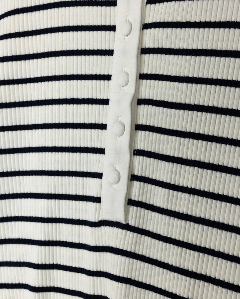 Ribbed Henley Tshirt