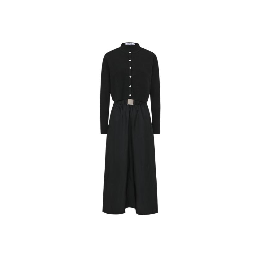 Sleeveless Waisted Dress