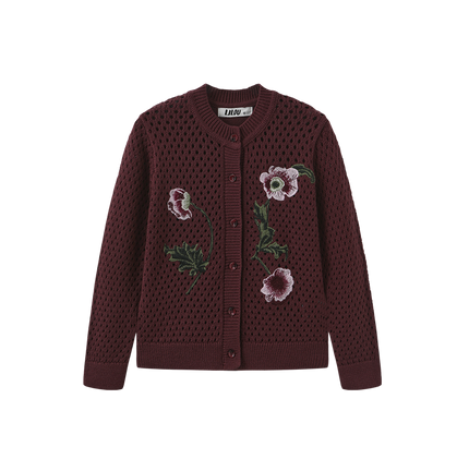 Reg Pointelle Cardigan