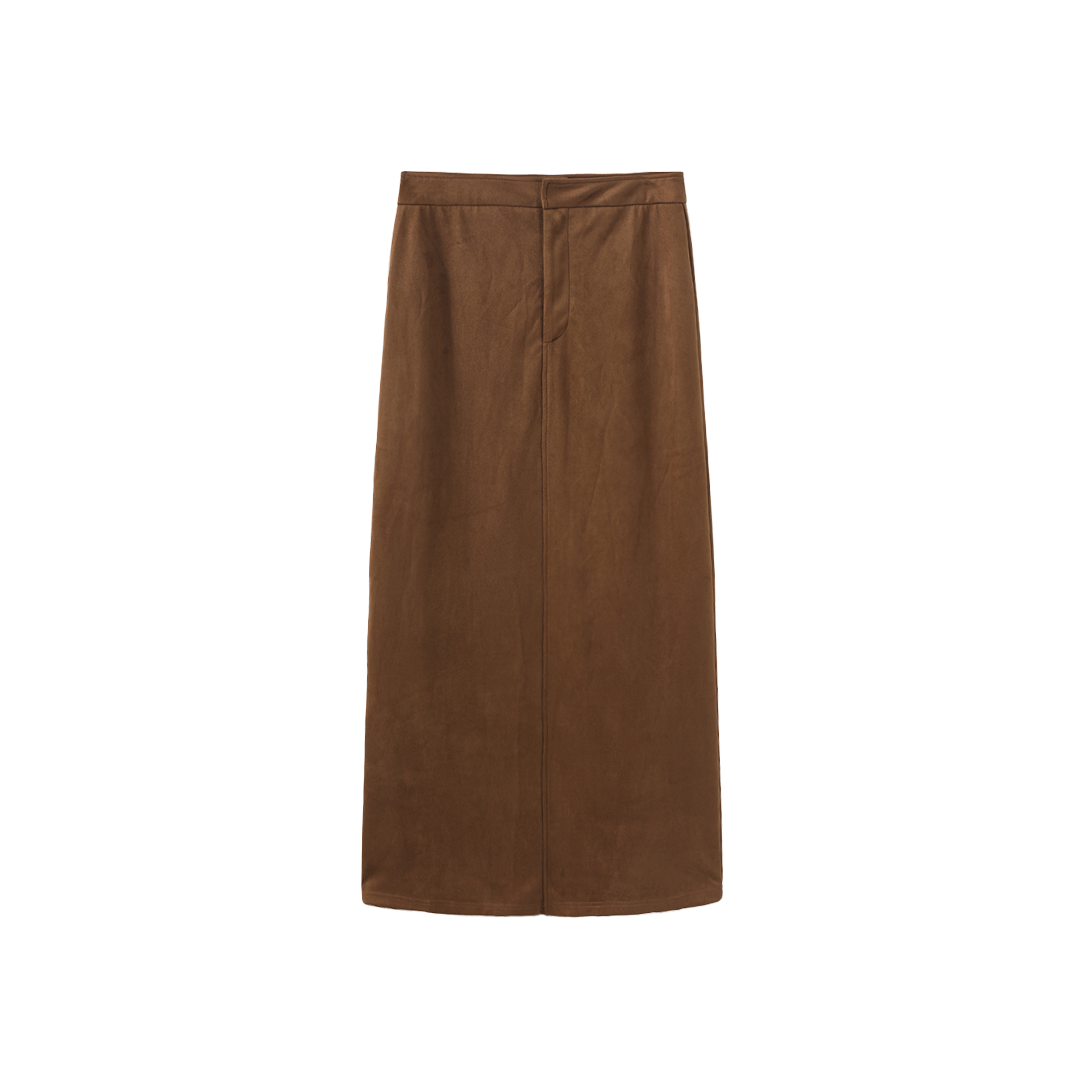 Wendy Suede Maxi Skirt