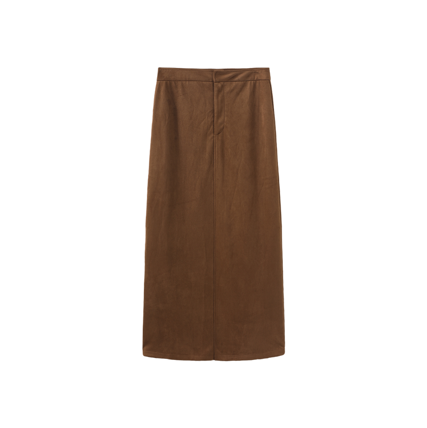 Wendy Suede Maxi Skirt