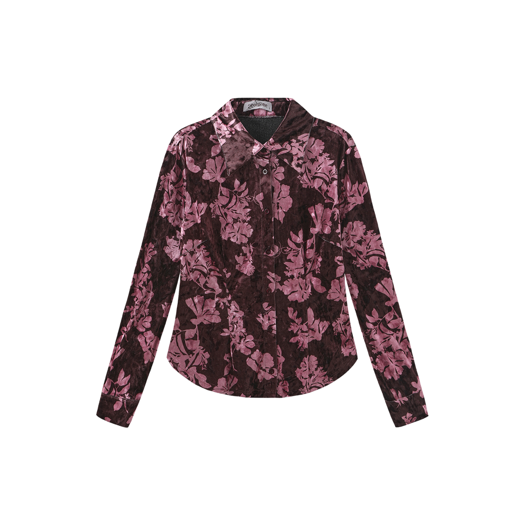 Lena Velvet Winter Blouse