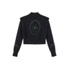 Crest Knit Turtleneck Sweater