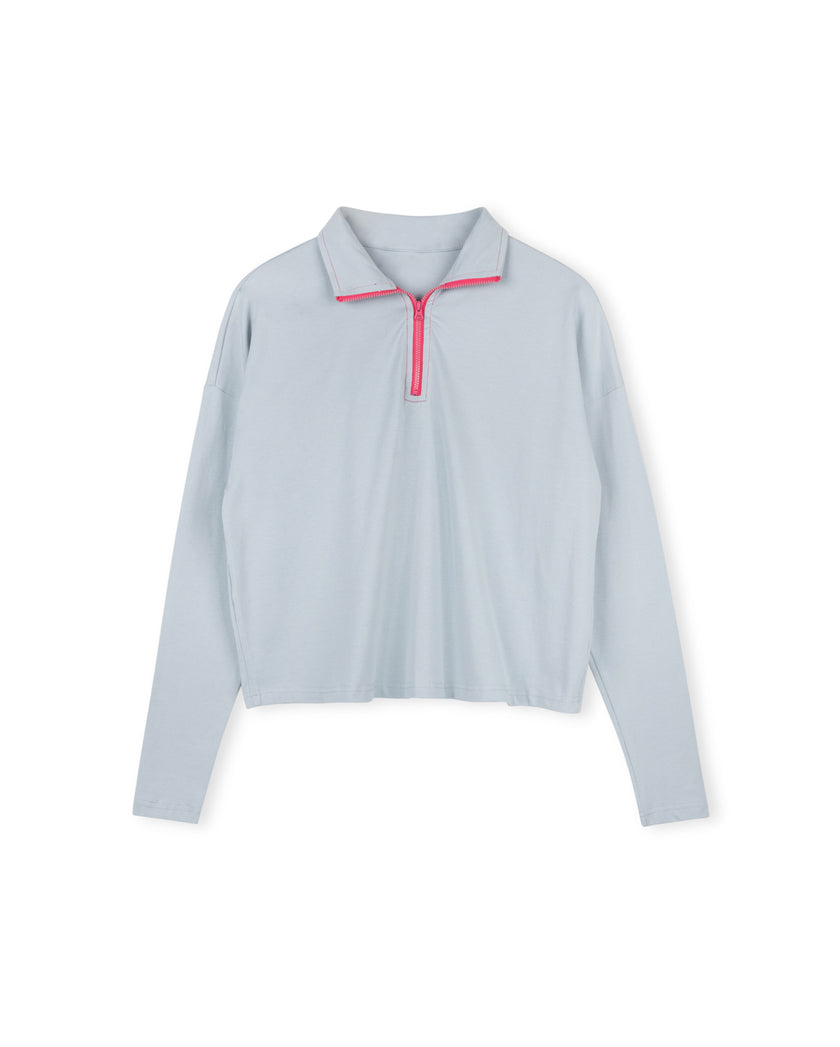 Quarter Zip T- Shirt