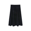 Corduroy Combo Pleated Skirt
